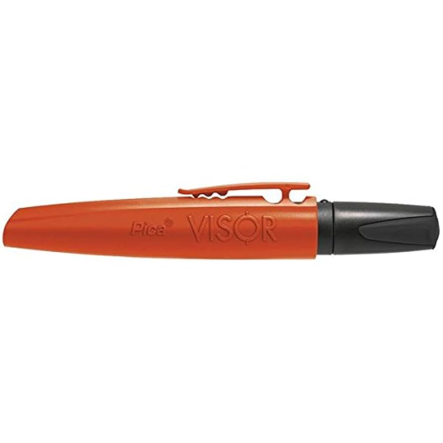 Amazon.com : Pica 990/46 Visor Permanent Crayon Marker Black